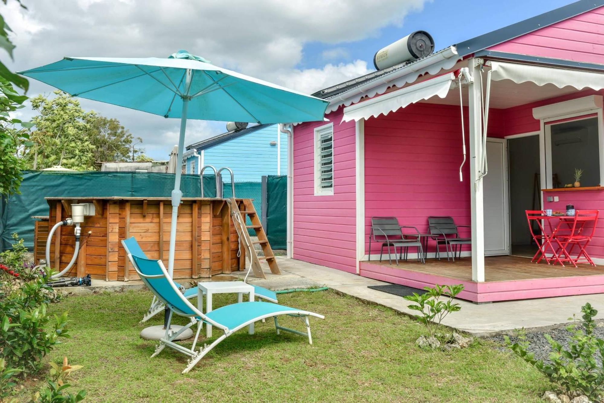Les Jardins De Chantilly -Bungalows 4 Etoiles Avec Jardins Et Piscines Privees Baie-Mahault Exterior foto